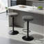 Adjustable Height Counter Stool with Metal Frame-1637625443