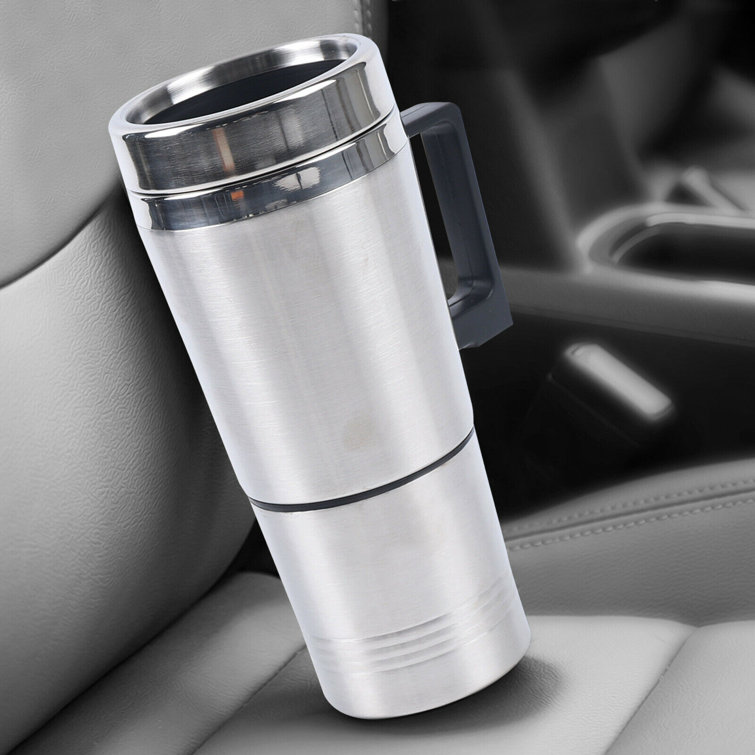 Prep & Savour Allysa Car Heating Water Cup Stainless Steel Travel
