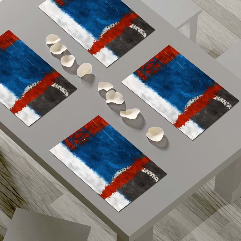 Napperon abstrait en polyester