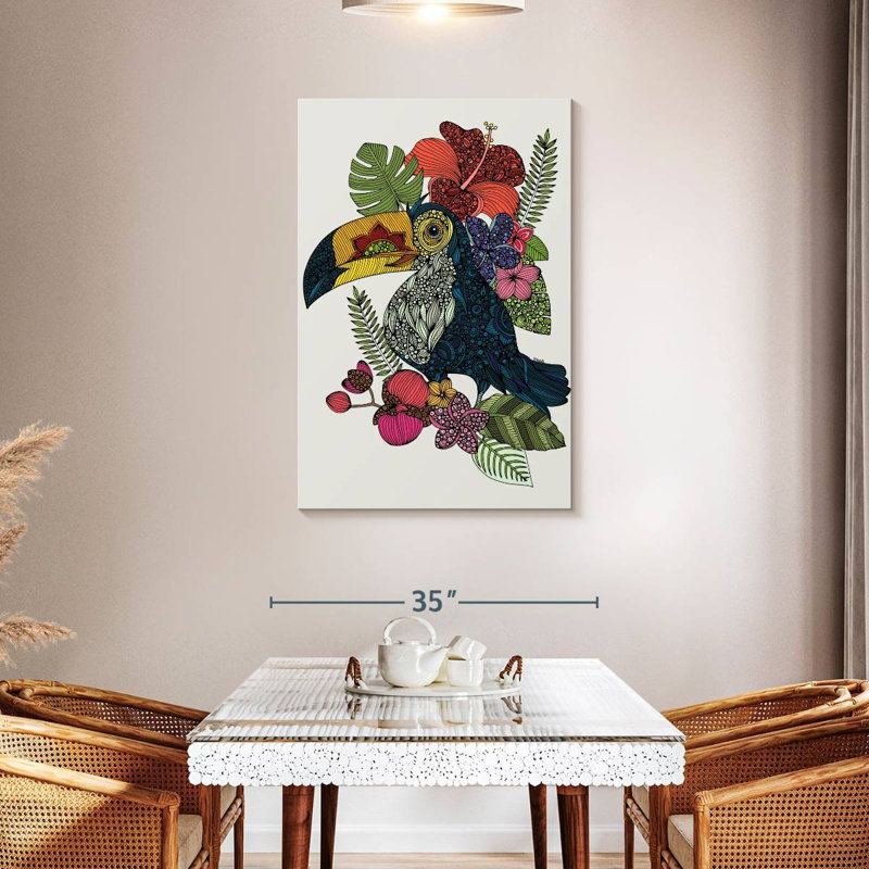 Brampt Tucan, 45" H x 30" W