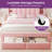 Full Size Upholstered Bed With 2 Drawers, Led Lights & Storage Headboard-1502276081-1502563013