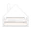 Lit en bois pleine grandeur blanc avec tête de lit blanche-121761738-121761736