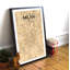 Milan City Map - No Frame Print-921150176