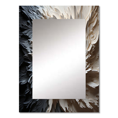 Minimalism Beauty Serenity Art I - Minimalism Large Wall Mirror, Modern Decorative Mirror, Printed Metal Art