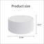 Dessus cylindrique en cuir clair ardoise-1004689728