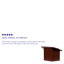Lutrin de table pliable en acajou Collette