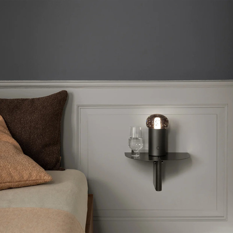 Glass Lamp, Gunmetal