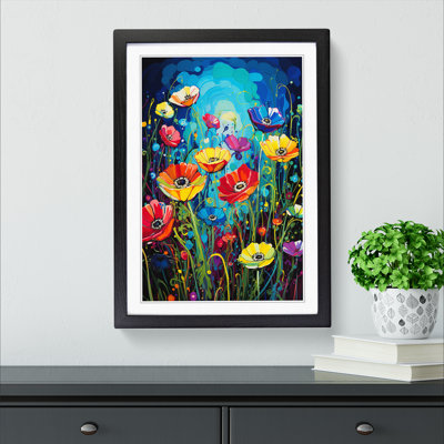 Wildflowers Pop - Framed Print