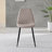 31.5" W Round Marble Effect Dining Set with Faux Leather Chairs-1350634629-1389758698