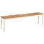 Kahrama Acacia Rectangular Solid Wood and Steel Patio Dining Set