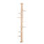 Adjustable Floor-Ceiling Cat Tree For Indoor Amusement. Multi-Level . Pine Multi-Layer Board. Perching Shelves With Flannel Mat Relaxation. Vertical Design Keeps Cats Engaged. No Drilling Required.