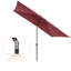 Parasol de marché rectangulaire 107,7 po x 71,9 po Sayah-1473802469