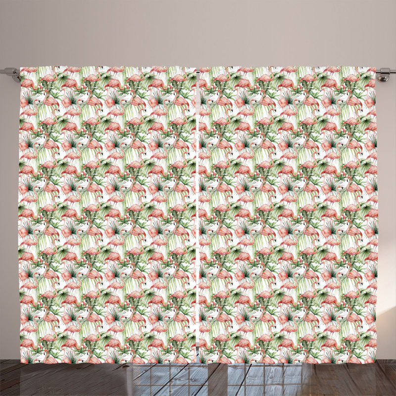 Semi Sheer Curtain Pair