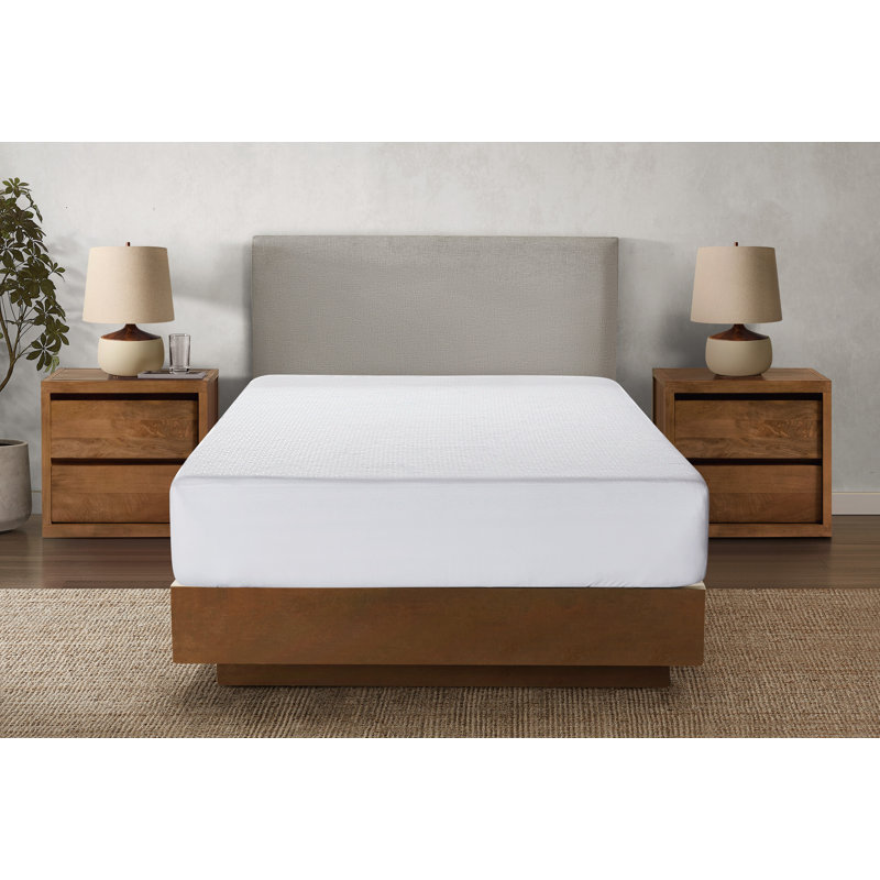 Protège-matelas en microfibre gaufré Sleep Advantage® de Nanobionic® - blanc, King