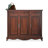 Nut-brown Solid Wood Shoe Storage Bench