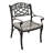 Algrid 4 - Person Patio Dining Set Umbrella Hole Included Round Table-2008025588