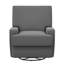 Fauteuil oscillant, inclinable et pivotant rembourré Abingdon-1313693966