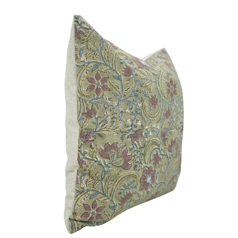 Housse de coussin en lin de qualité supérieure Fab Divine, Modern Home Accent, Kundanvan, Carrée, H 18 po x l 18 po