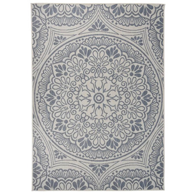 Luro Floral Hand Woven Indoor / Outdoor Area Rug