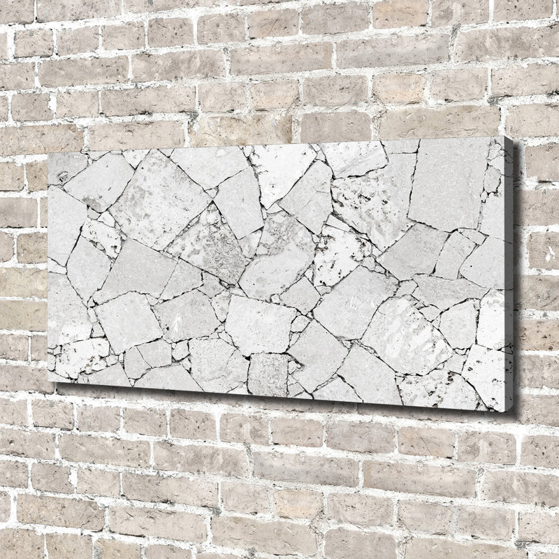 A Stone Wall - Wrapped Canvas Print