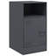 Lars 34.5cm W Steel Bedside Table-1507519681