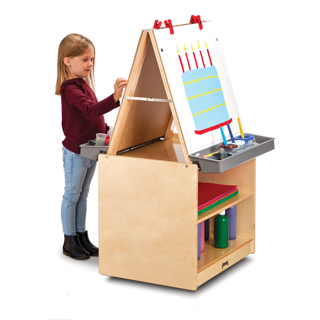 Jonti-Craft® 2 Station Art Center Jonti-Craft