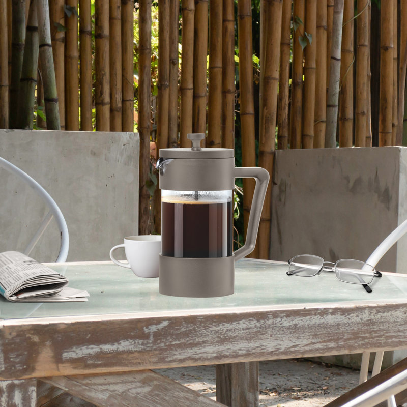 8 Cup Borosilicate French Press Coffee Maker (1 lt, 34 oz)