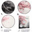 Décoration murale florale en métal «Pink Forest Whispering Breeze II»-592958722