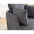Corduroy Upholstered Swivel Chair-1493615627