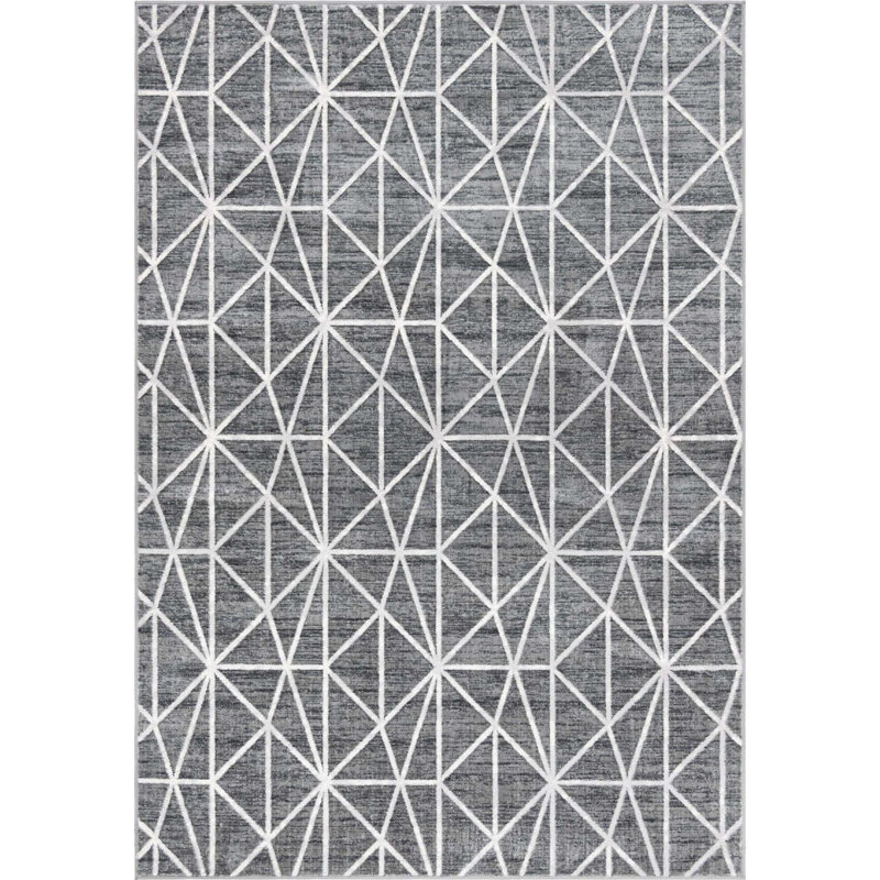 Clidy Abstract Indoor Rug, Rectangle 7' x 10'