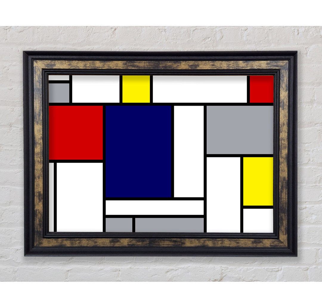 Gerahmtes Wandbild Rectangles Of Colour