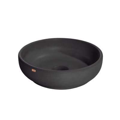 Fladd Round Concrete Vessel Sink