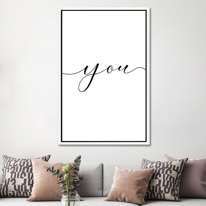 You And Me I - Portrait by Nouveau Prints - Gallery-Wrapped Canvas Giclée on Canvas, White Framed, 152.5 cm H x 101.5 cm W