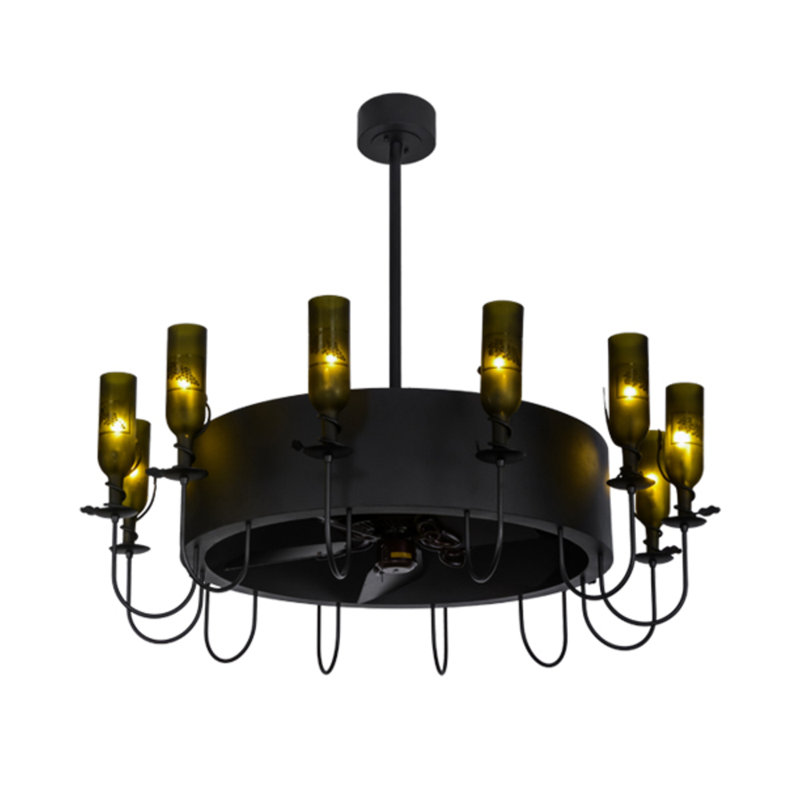 Ventilateur de plafond 30 po avec ensemble d'éclairage Grimar
