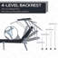 Outdoor Adjustable Folding Chaise Lounge With Sun Shade