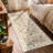 Non-Slip Vintage Floral Hallway Rug with Rubber Backing, Low Pile Non-Shedding Soft Distressed Carpet Runner for Bedroom, Kitchen, Laundry, Entrance-1486958660-1490223514
