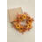 22" Artificial Orange Sunflower Wreath 