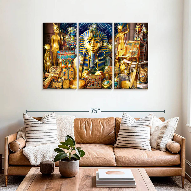 Keiri Treasures Of Egypt, 36" H x 57" W