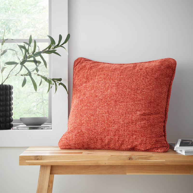 Wilson Plain Cushion Cover, Orange