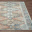 Tapis bleu à motif géométrique Lussi-59388709