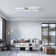 3 - Light 33.86" Dimmable LED  Flush Mount