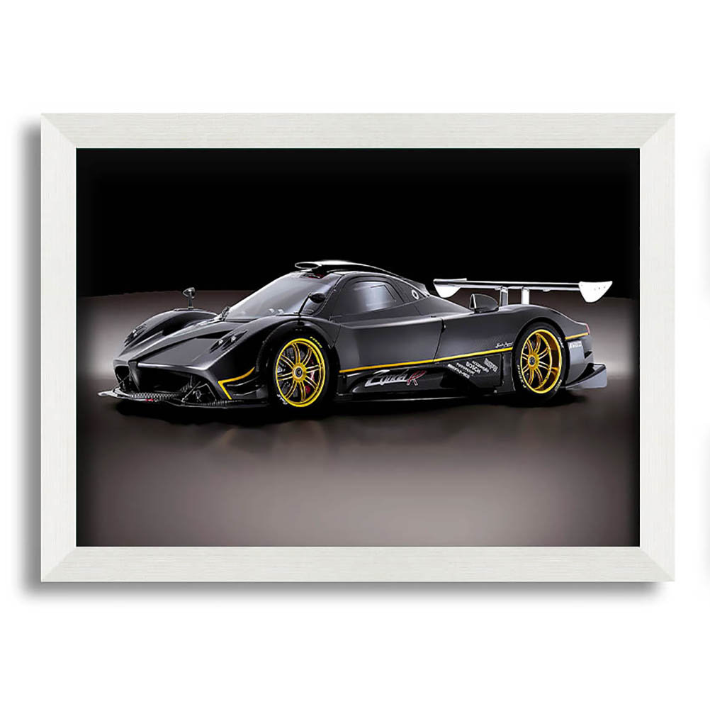 Zonda Black Beauty Einzelbildrahmen Druck auf Papier