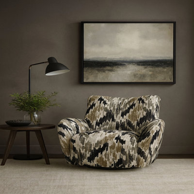 Fauteuil d'appoint pivotant - style plage