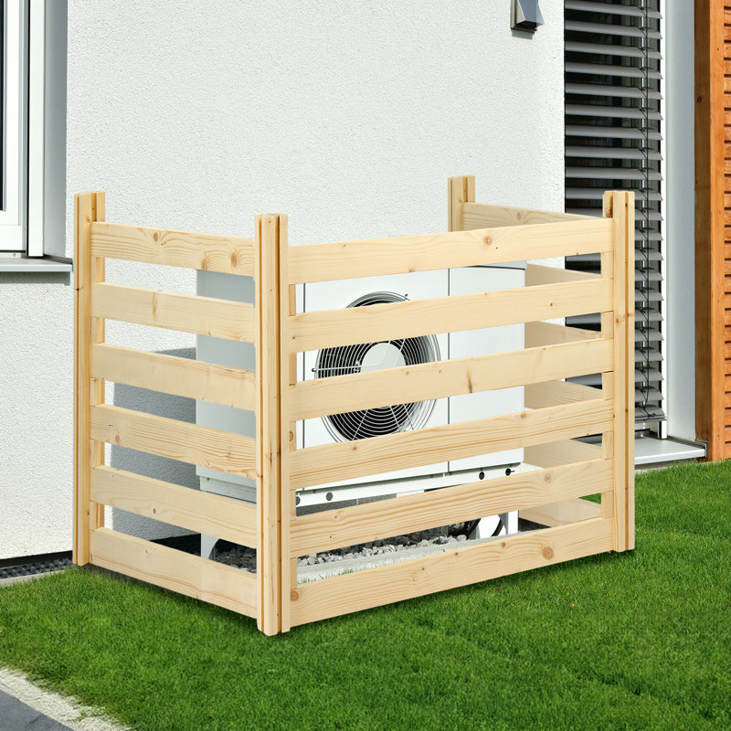 Écrans d'intimité pour clôture en bois d'extérieur, H 2,6 pi x l 3 pi x P 3 pi