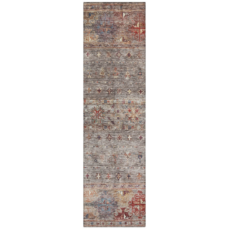  Machine Washable Indoor/Outdoor Chantille ACN1220 Rug, Runner 2'3" x 7'6"
