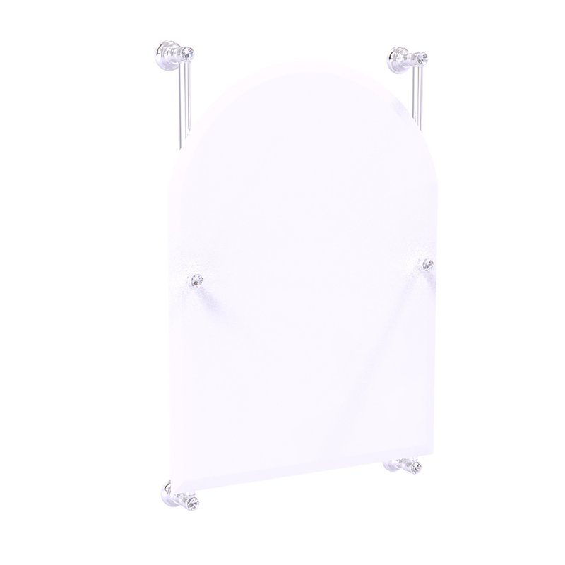 Gavin Flat Wall Mirror, Polished Chrome, 29" x 21
