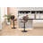Adjustable Height Counter Stool with Metal Frame