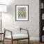 Expressive Abstract House Plant Playful Blue Framed On Paper by The Creative Bunch Studio Print-91291749-91291747