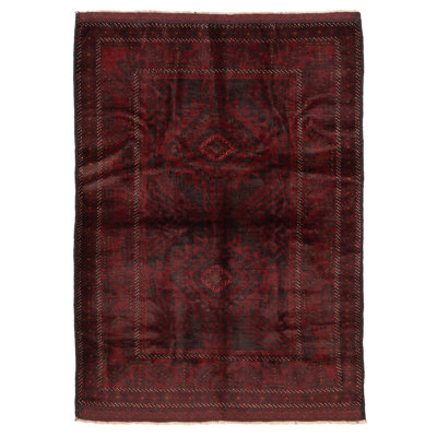 Teimani Red Rug 4'5" x 6'3"