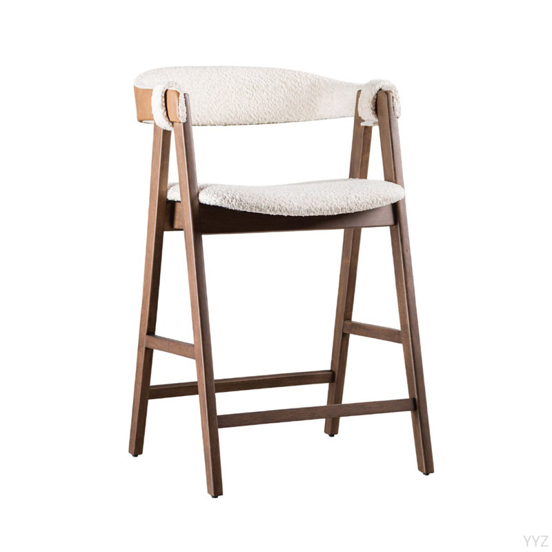 Tabouret de comptoir 2 pièces Mid-Century